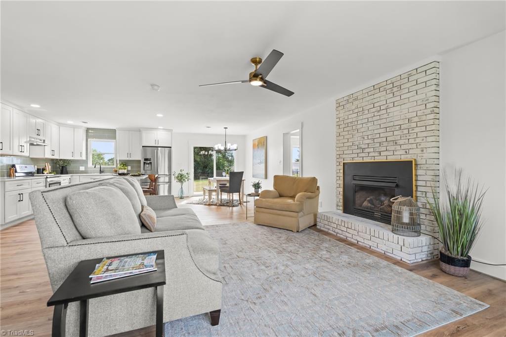 3856 Azalea Lane Trinity, NC 27370 - Photo 11 of 35 Beautiful Wide Plank wood LVP flooring throughout!