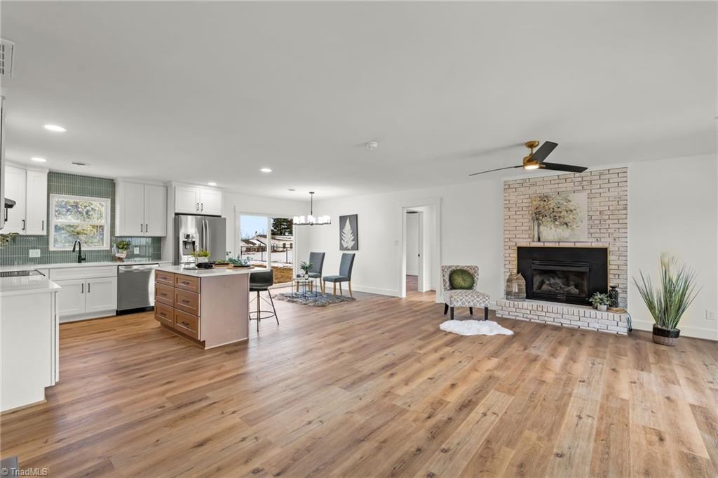 3856 Azalea Lane Trinity, NC 27370 - Photo 13 of 39 Beautiful Wide Plank wood LVP flooring throughout!