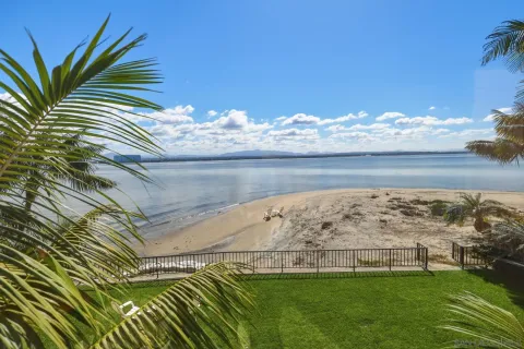 a view of ocean view with beach
