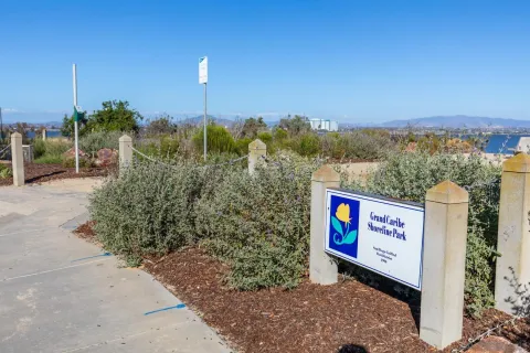 a view of a street with view of a city