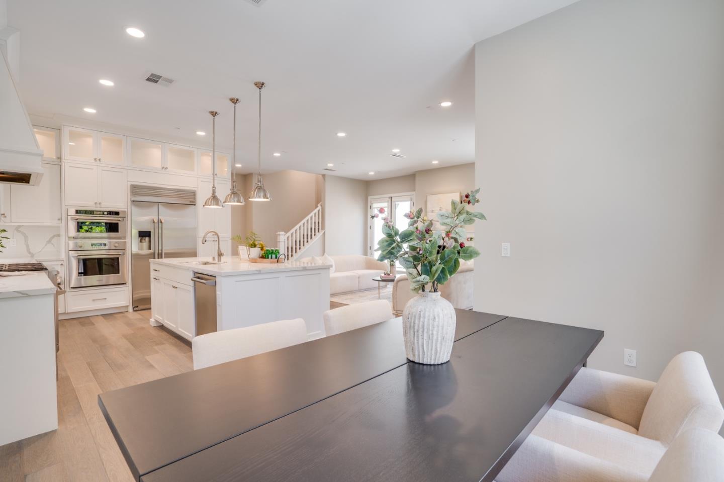 3114 Contreras Drive San Mateo, CA 94403 - Photo 17 of 44 a view of kitchen with stainless steel appliances kitchen island