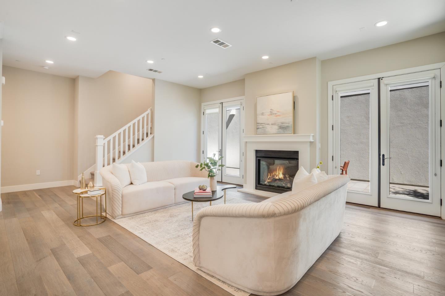 3114 Contreras Drive San Mateo, CA 94403 - Photo 6 of 44 a living room with furniture and a fireplace