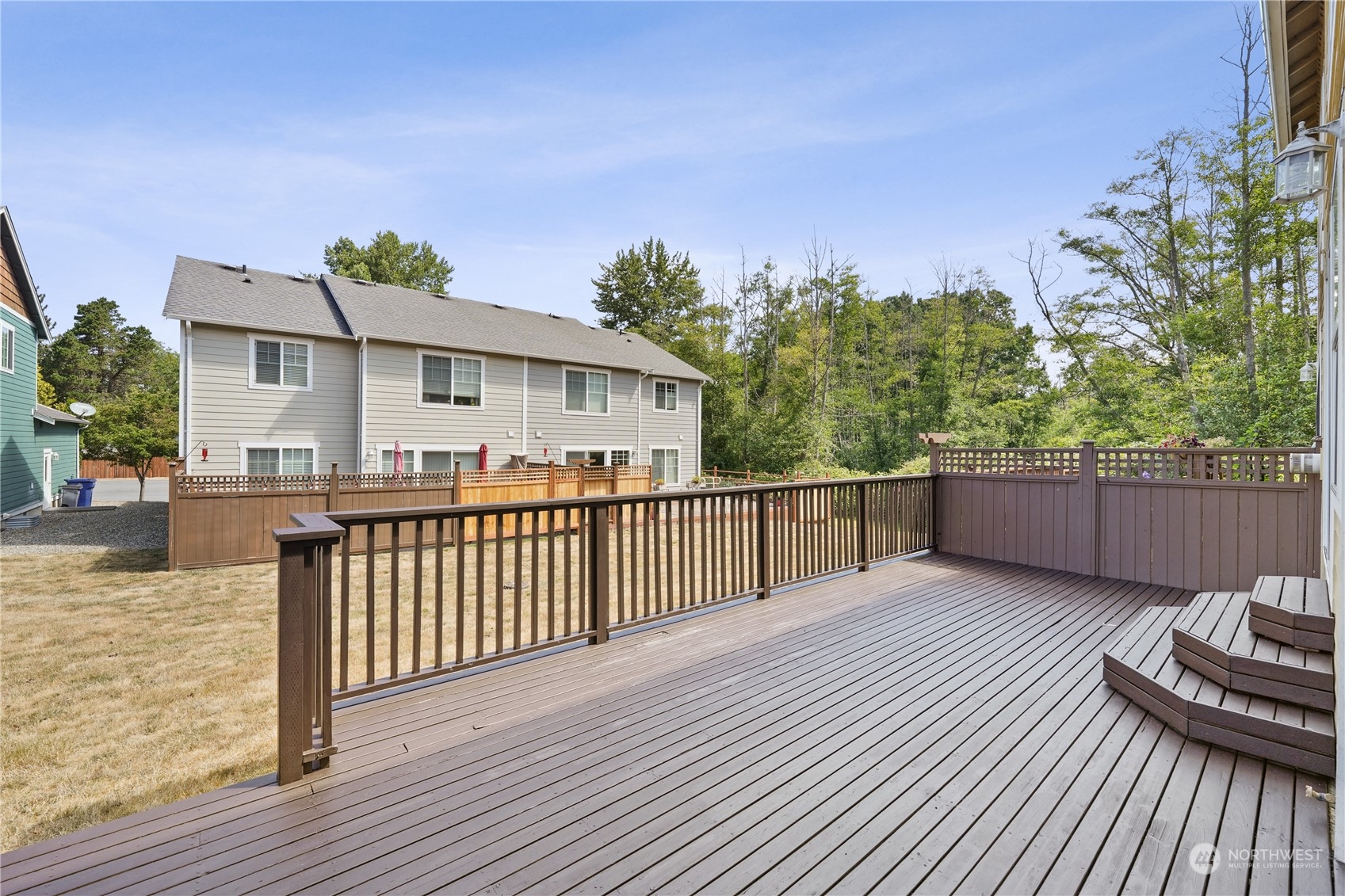 2114 19th Street Anacortes, WA 98221 - Photo 33 of 35 a view of a balcony with wooden floor