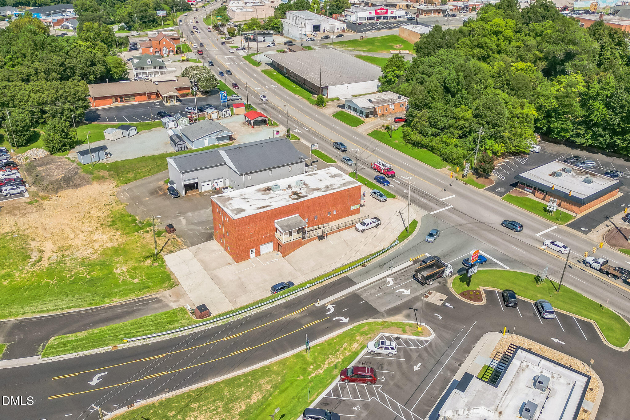 225 South Madison Boulevard Roxboro, NC 27573 - Photo 6 of 19 an aerial view of a city