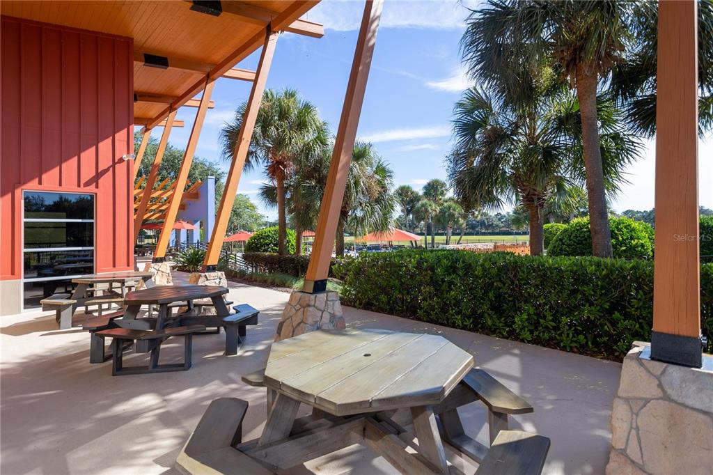 4079 Southwest 47th Court Ocala, FL 34474 - Photo 29 of 31 a backyard of a house with outdoor seating