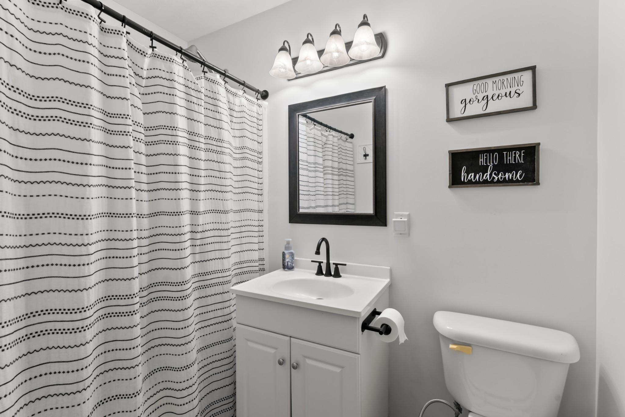 4005 Fawn Drive Springfield, TN 37172 - Photo 18 of 40 a bathroom with a toilet a sink and mirror