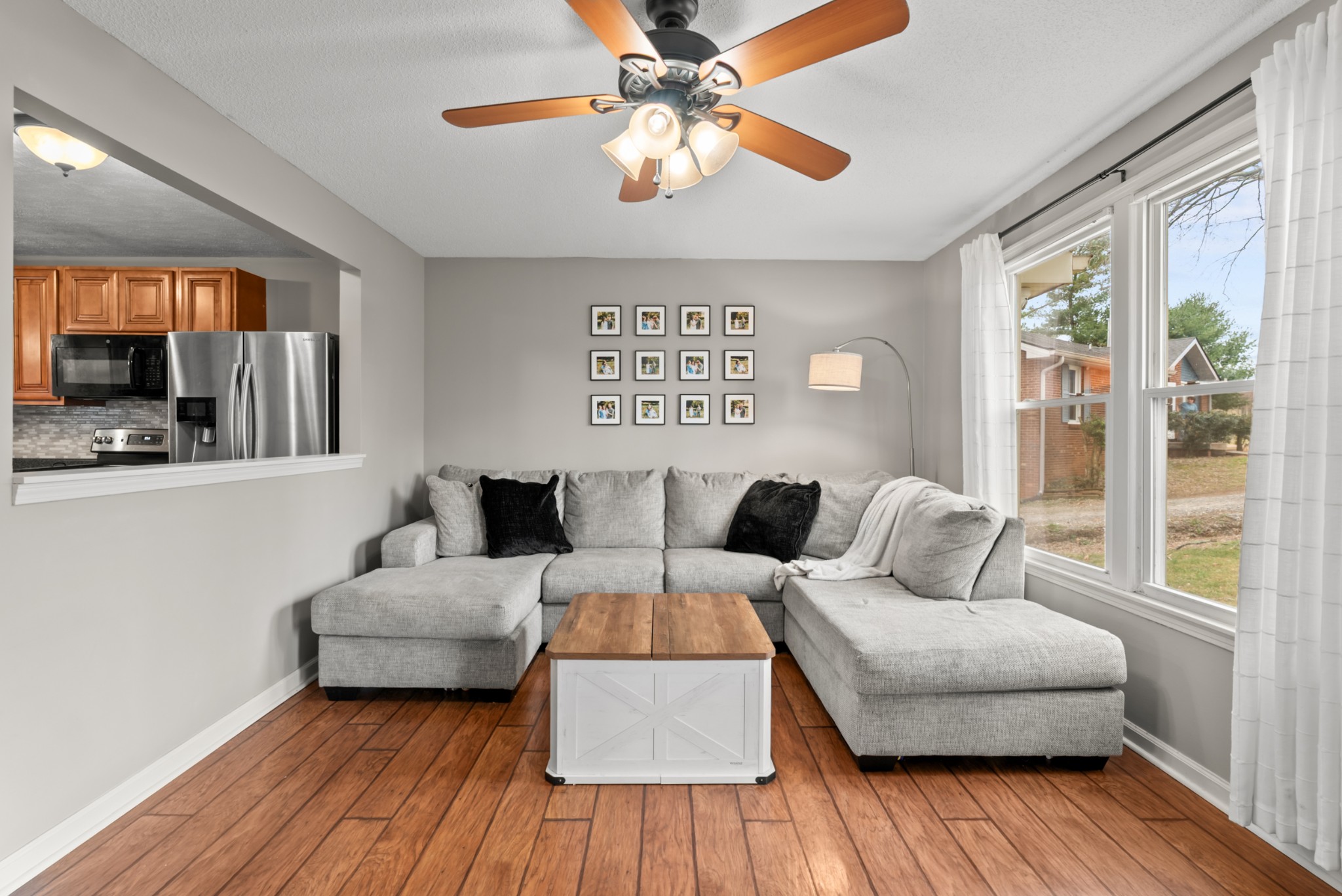 4005 Fawn Drive Springfield, TN 37172 - Photo 3 of 40 a living room with furniture and a wooden floor
