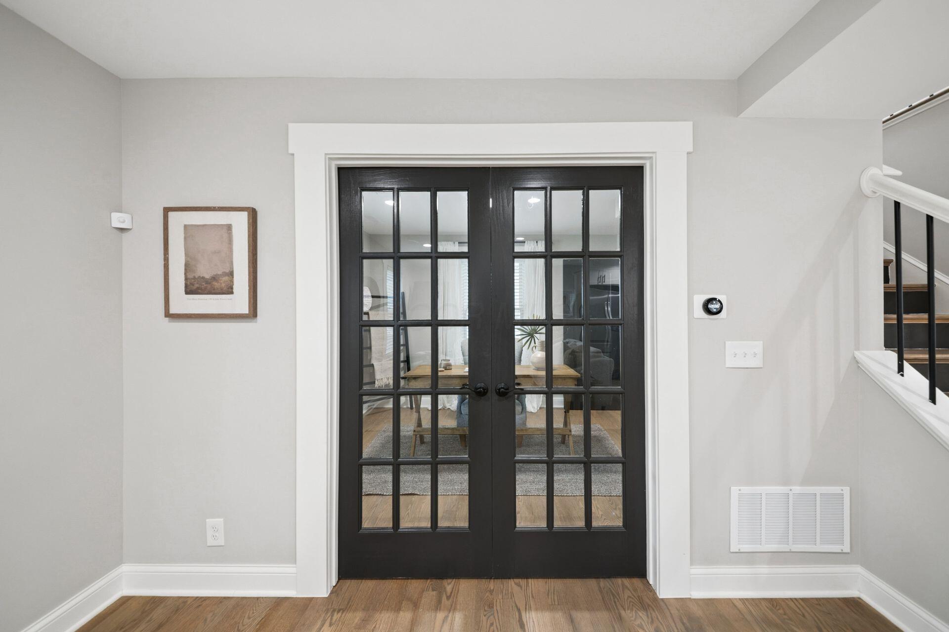 829 Thomas Road Columbus, OH 43212 - Photo 17 of 52 French Doors to Office/Den