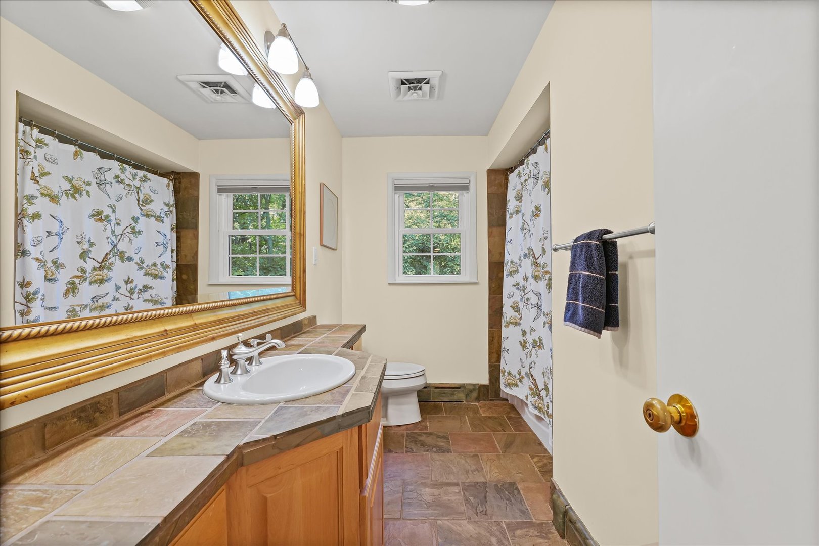 32 Greencroft Drive Champaign, IL 61821 - Photo 26 of 40 a bathroom with a sink and mirror