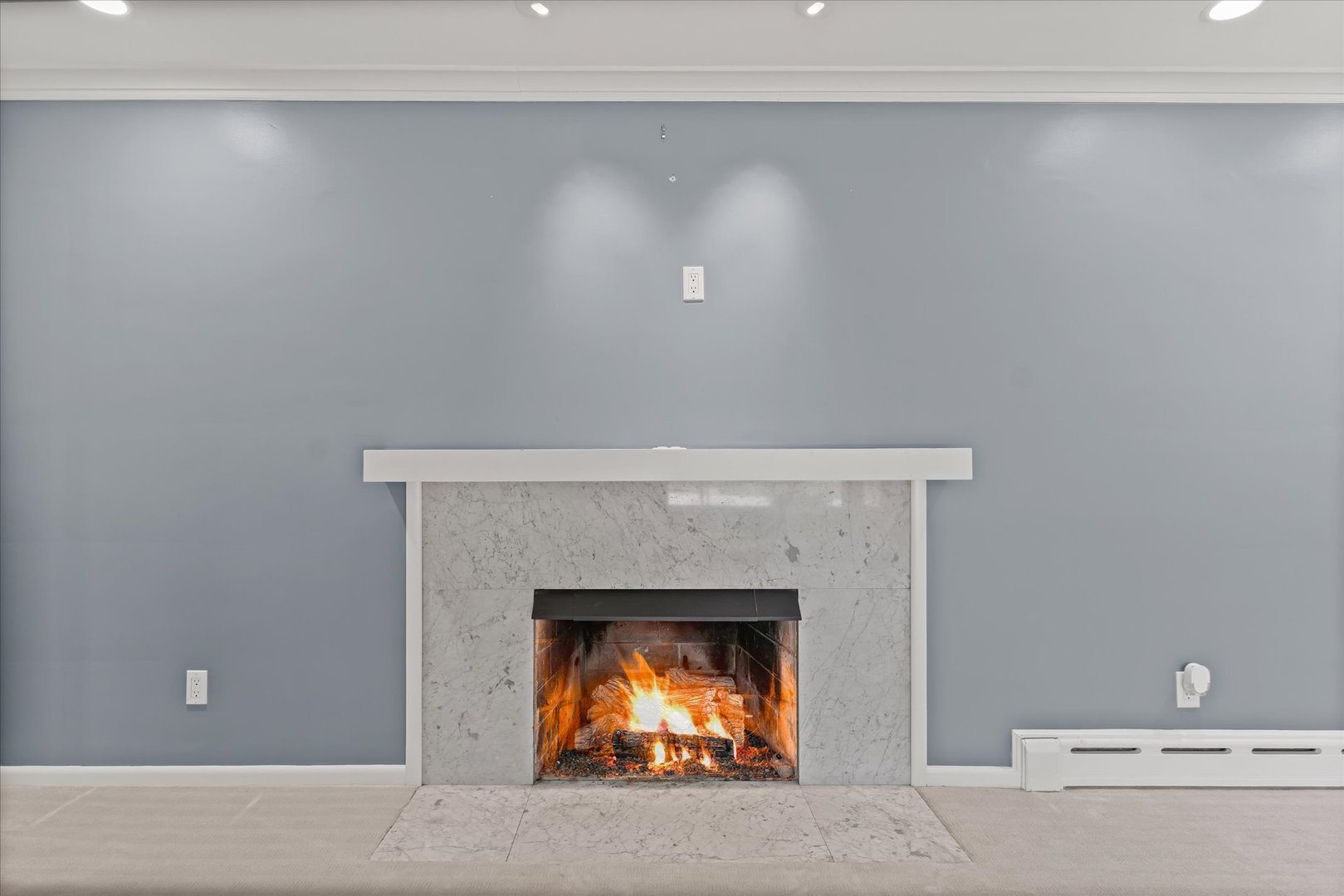 32 Greencroft Drive Champaign, IL 61821 - Photo 9 of 40 a room with a fireplace and a fireplace