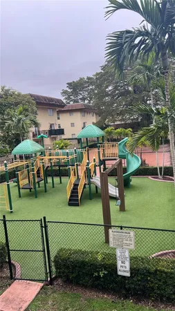 an aerial view of a yard