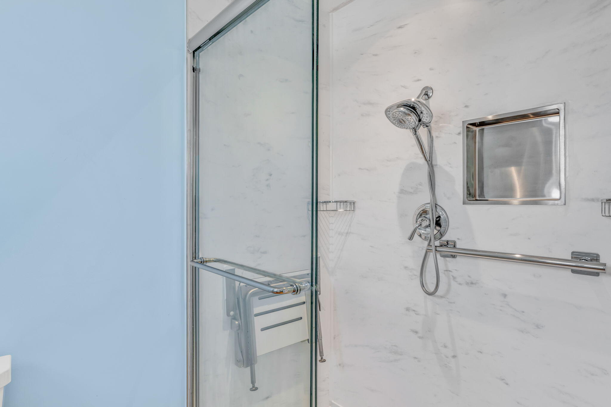 501 11th Street Key Colony Beach, FL 33051 - Photo 32 of 52 a bathroom with a shower