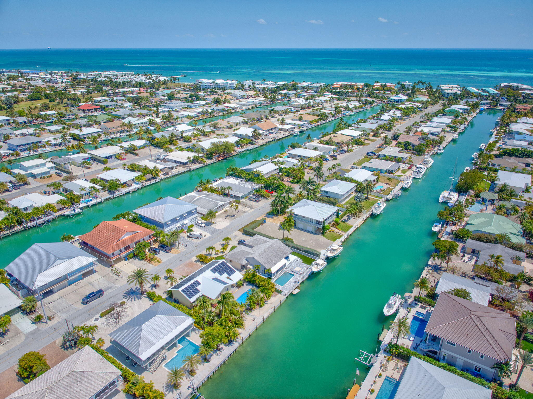 501 11th Street Key Colony Beach, FL 33051 - Photo 51 of 52 an aerial view of residential houses with outdoor space