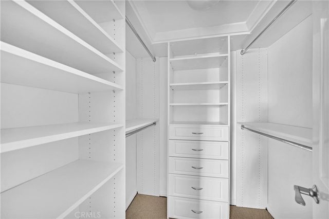 a view of walk in closet