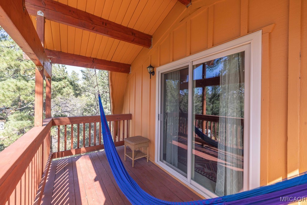 44185 Tim Ron Sugarloaf, CA 92386 - Photo 34 of 45 a view of a balcony and front door