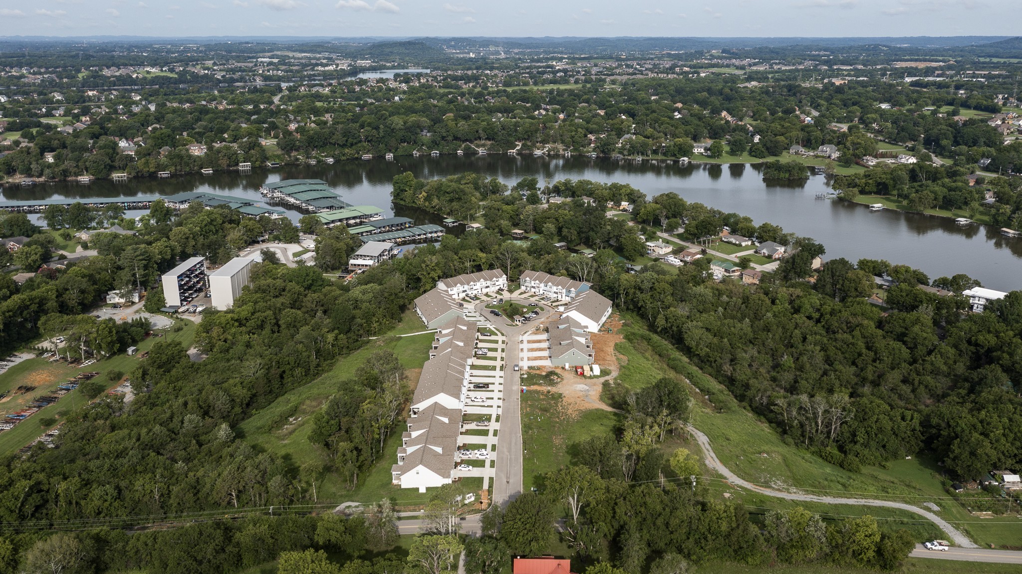 1144 Lock 4 Road, Unit H1 Gallatin, TN 37066 - Photo 21 of 24 an aerial view of a city with mountains