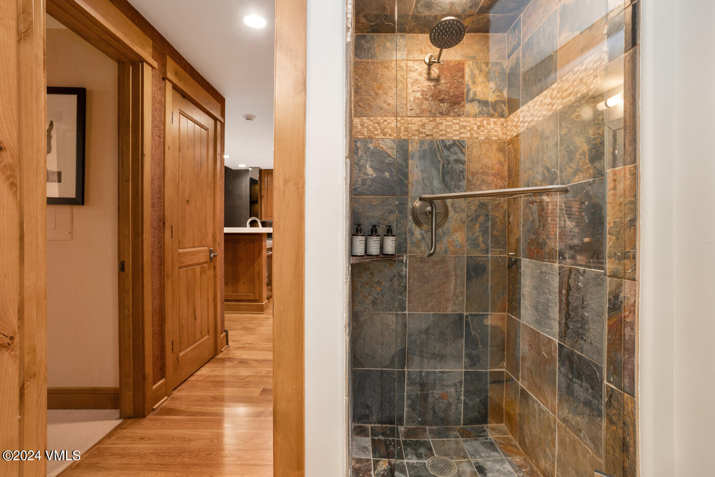 1087 Bachelor Ridge Road, Unit 104 Avon, CO 81620 - Photo 30 of 36 a bathroom with a shower