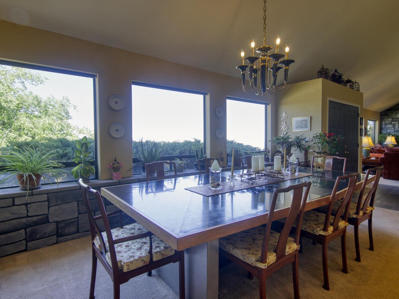 23760 El Rancho Drive Tehachapi, CA 93561 - Photo 13 of 40 a view of a dining room with furniture window and outside view