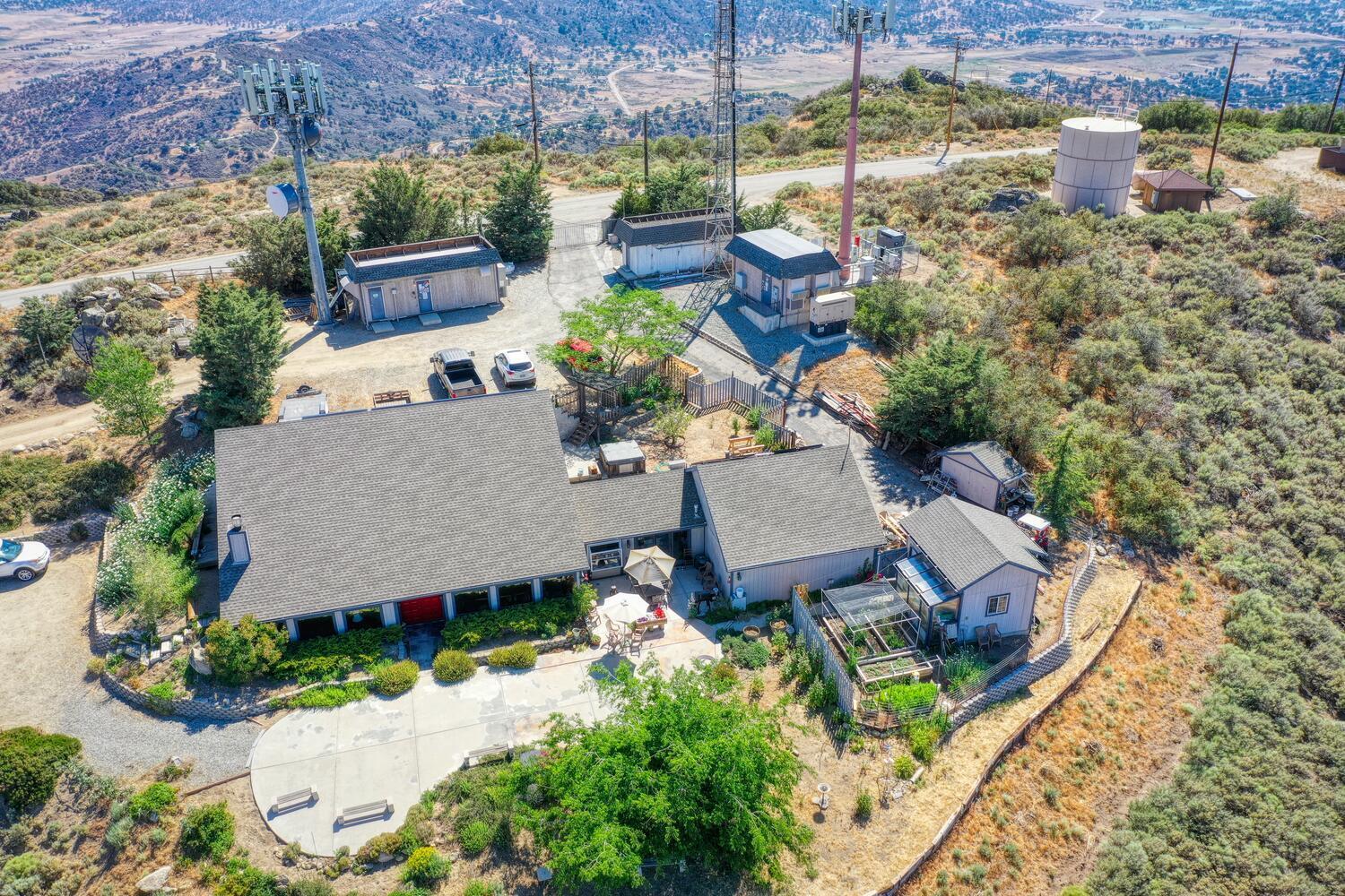 23760 El Rancho Drive Tehachapi, CA 93561 - Photo 33 of 40 an aerial view of a house with yard swimming pool and outdoor seating