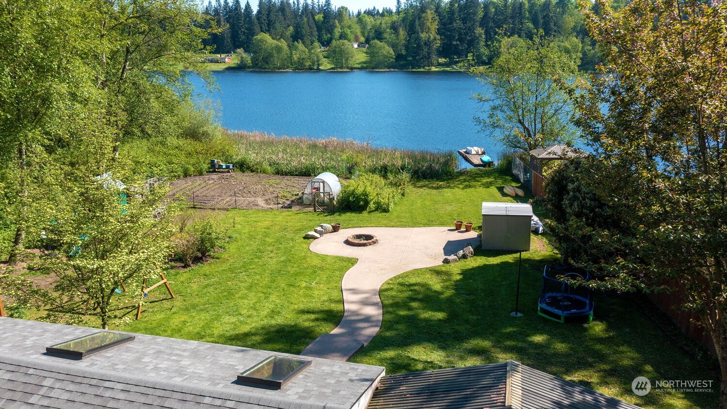 1722 Sunday Lake Road Stanwood, WA 98292 - Photo 23 of 32 a view of a house with a yard