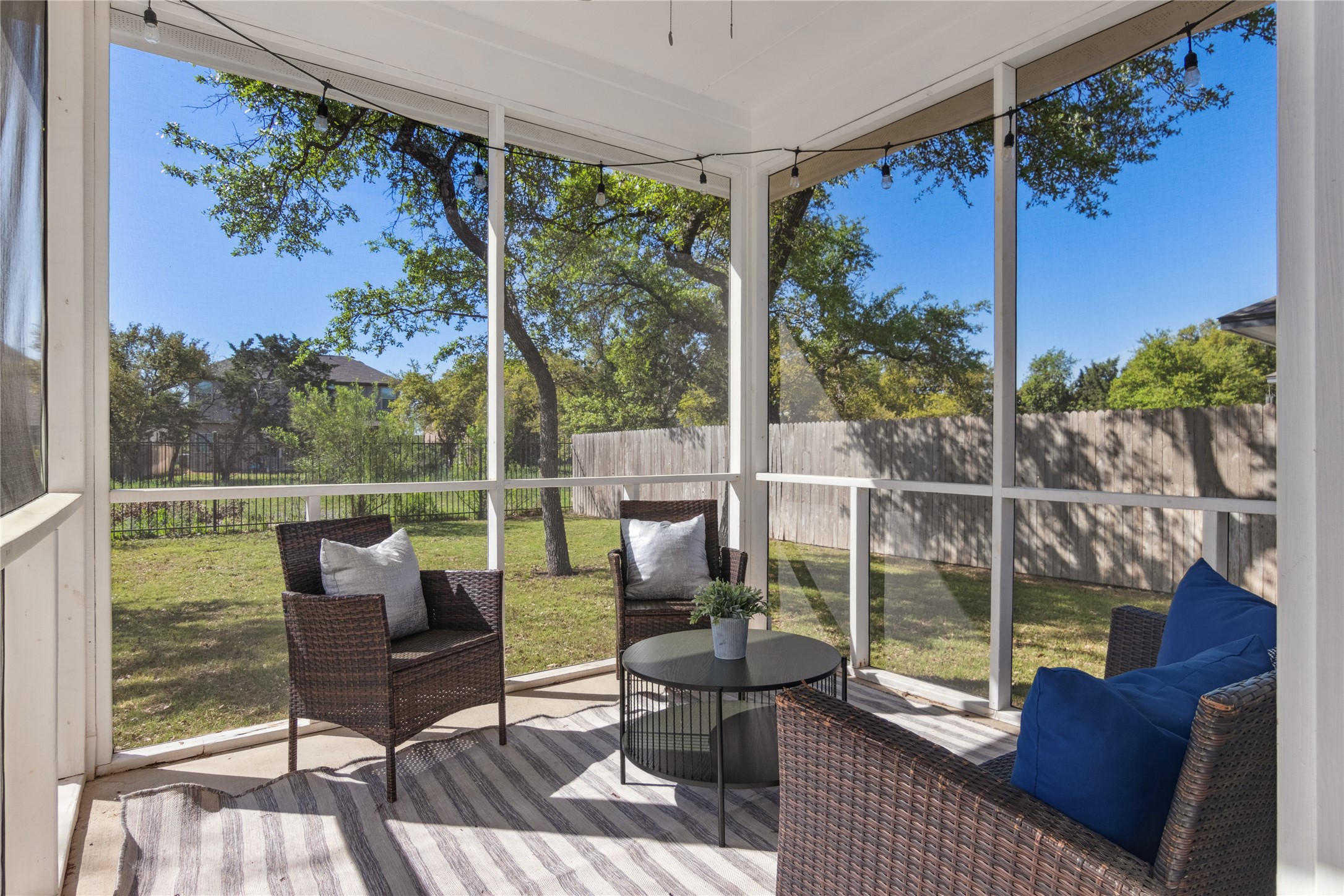 208 Callahan Lane Leander, TX 78641 - Photo 15 of 38 Screened in porch perfect for this beautiful weather!