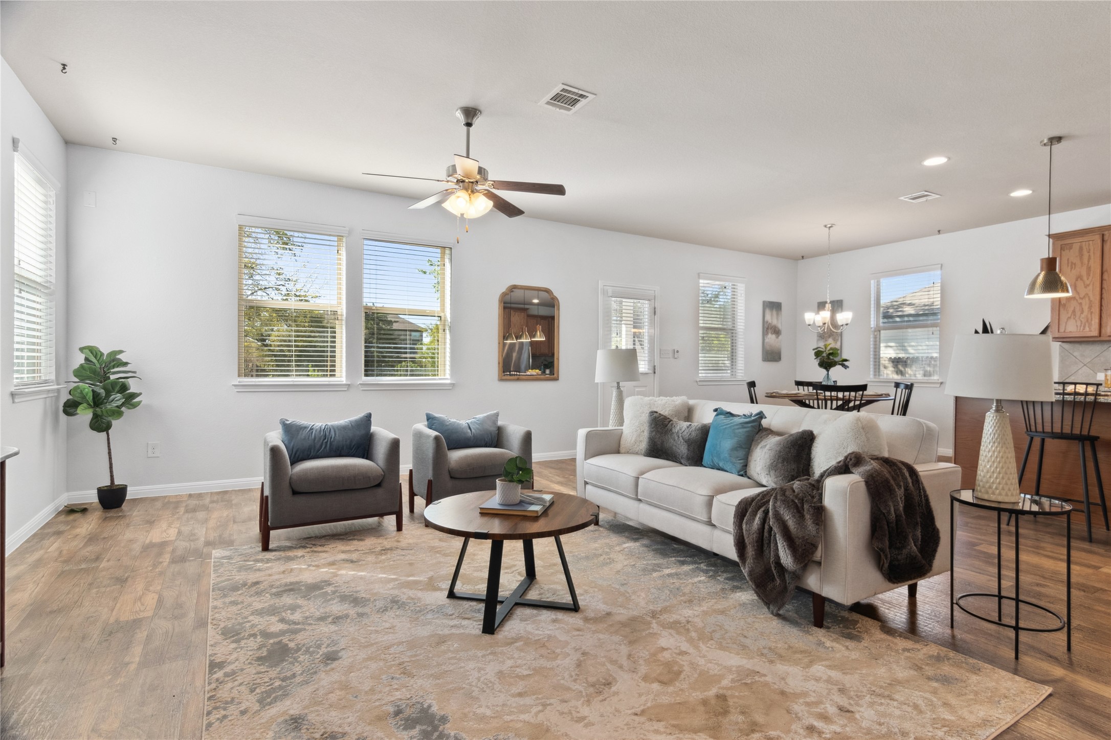 208 Callahan Lane Leander, TX 78641 - Photo 4 of 38 Open layout with tons of natural lighting
