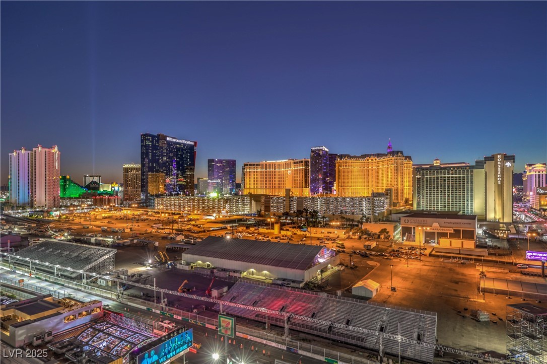 211 East Flamingo Road, Unit 1402 Las Vegas, NV 89169 - Photo 29 of 43 City view featuring a view of city lights