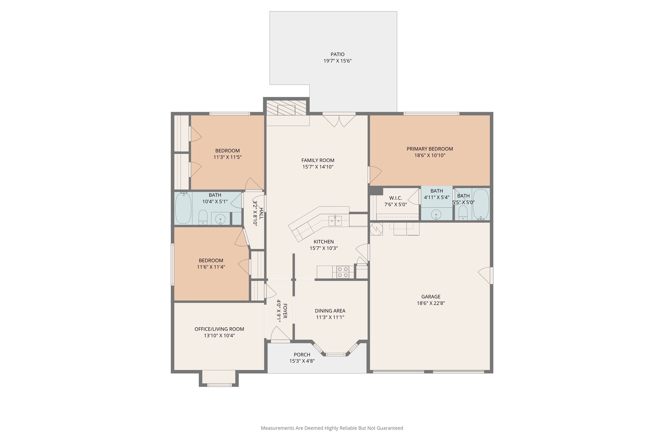 26503 Hillside Drive Spring, TX 77386 - Photo 28 of 28 Floor Plan