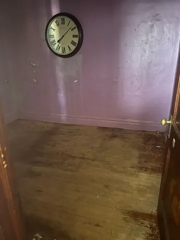 a room with a window