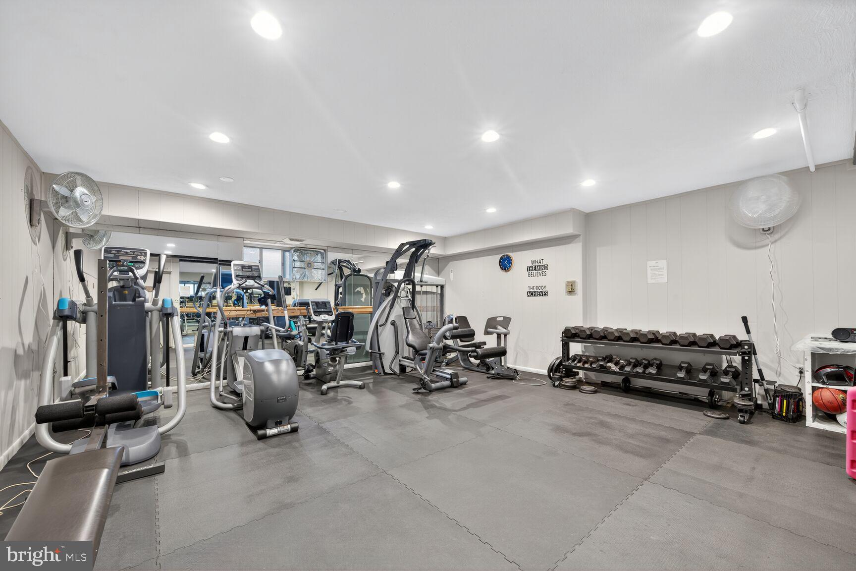 3900 Tunlaw Road Northwest, Unit 103 Washington, DC 20007 - Photo 25 of 41 a view of a room with gym equipment