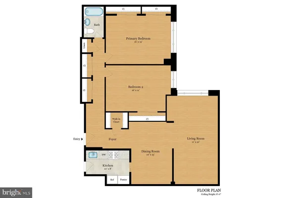 $355,000 | 3900 Tunlaw Road Northwest, Unit 103, Washington, DC 20007