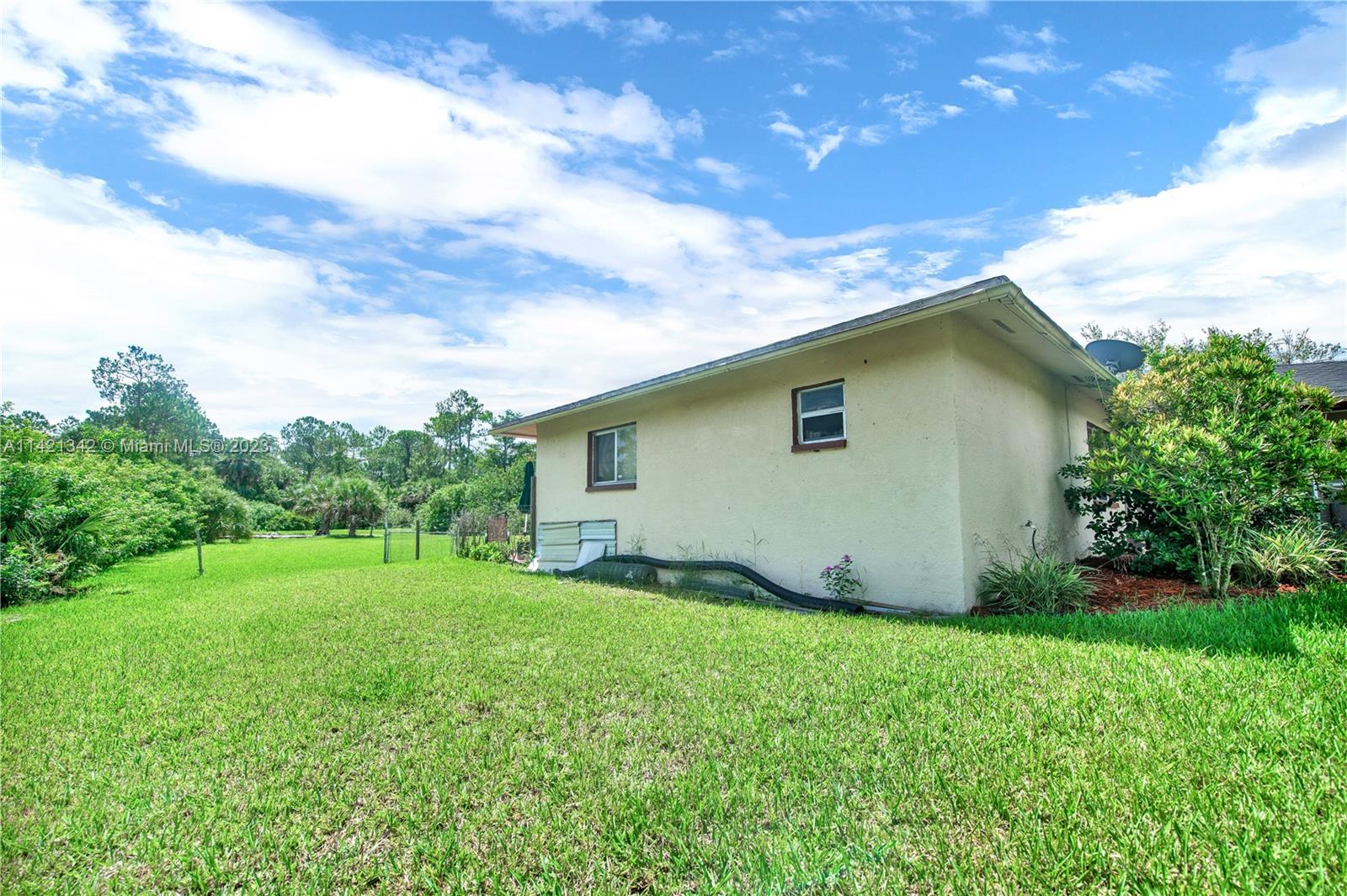 1480 Southwest 17th Street Naples, FL 34117 - Photo 29 of 36 a view of a backyard with potted plants and large tree
