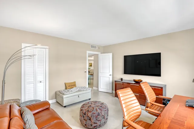 a view of a glass door with a window