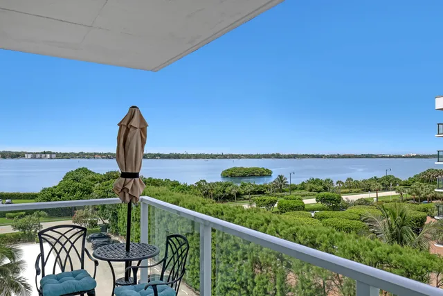 a view of a beach with a ocean view