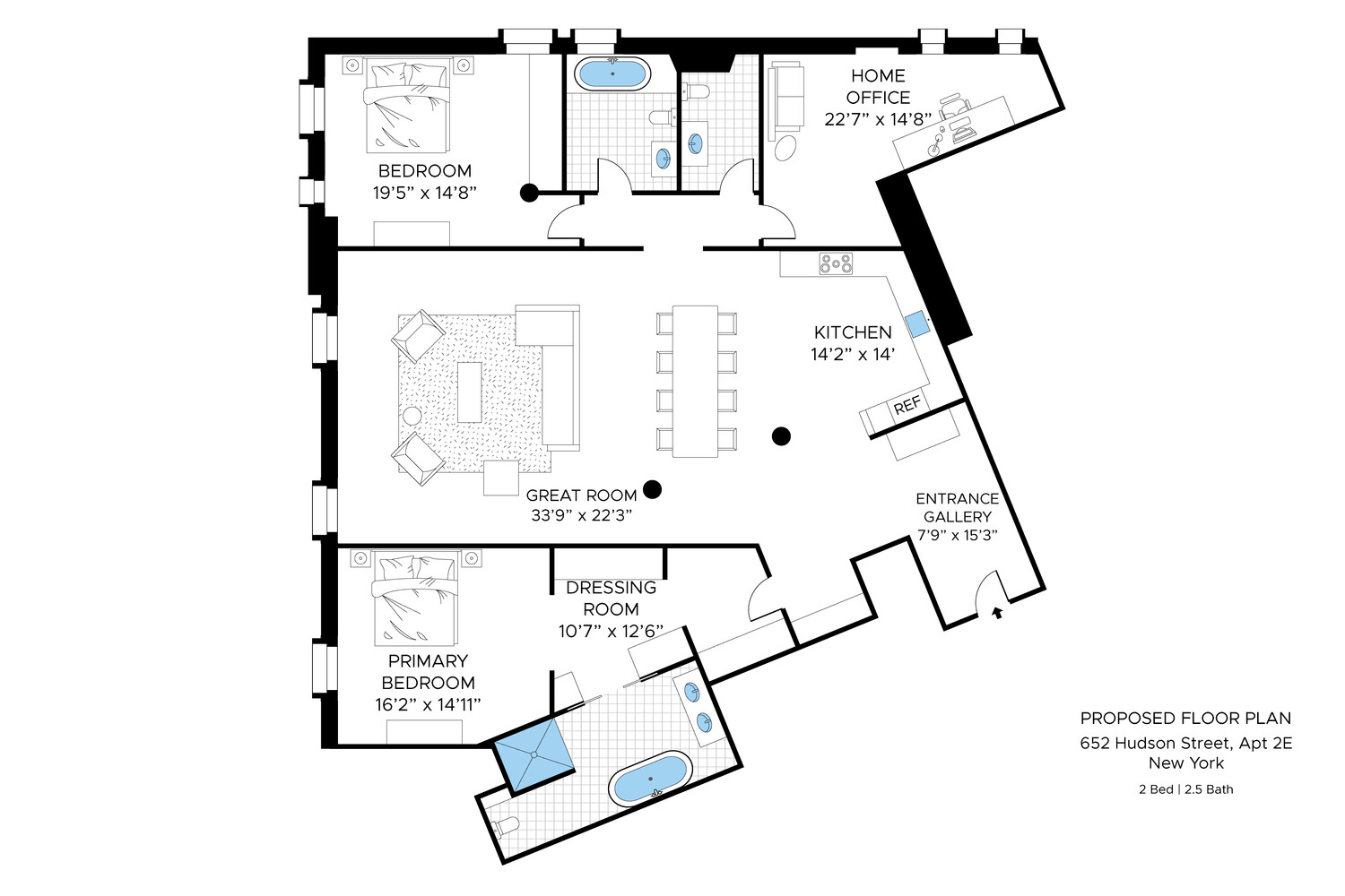 652 Hudson Street, Unit 2E Manhattan, NY 10014 - Photo 12 of 13