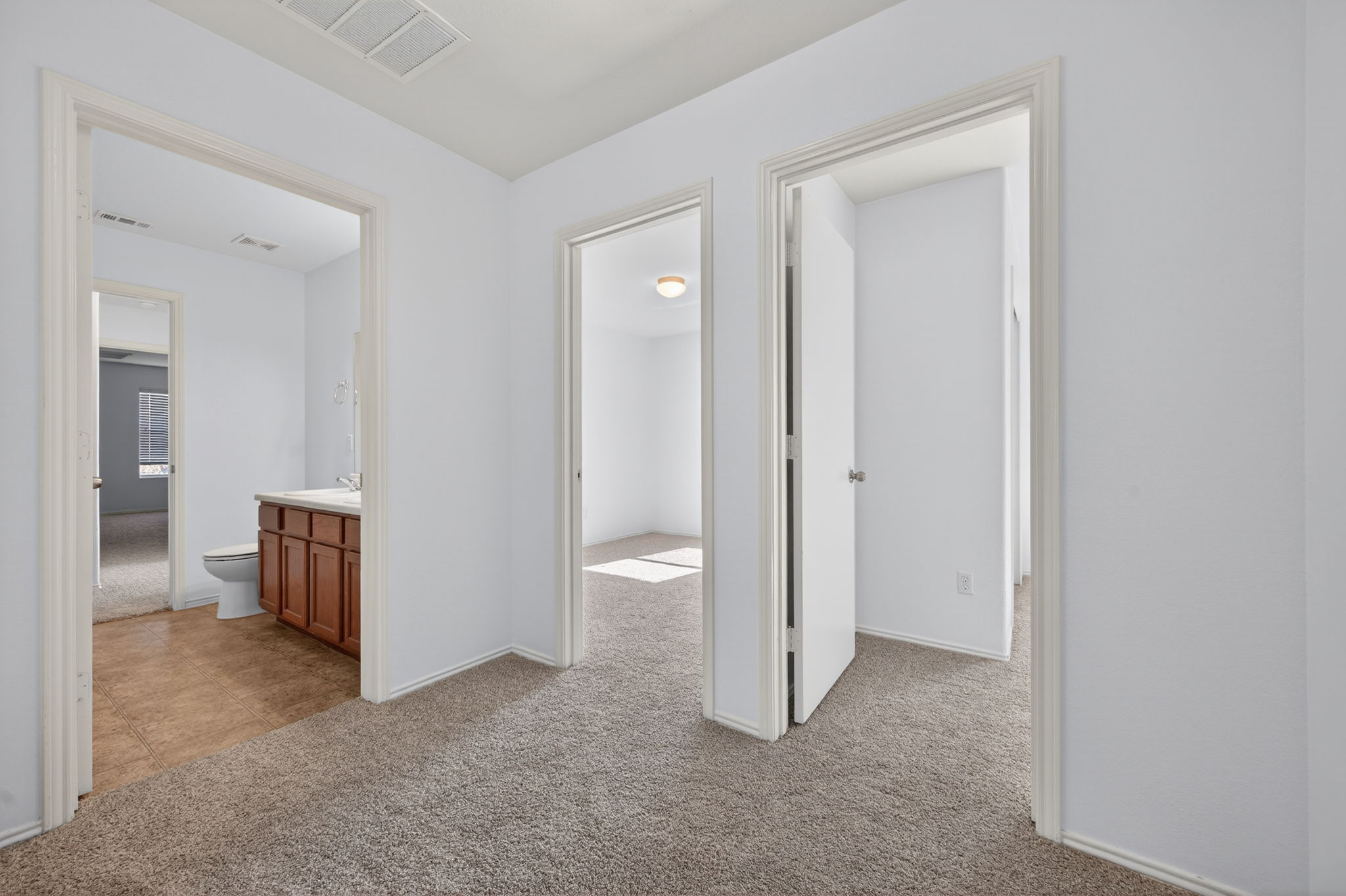 13629 Coomer Path Pflugerville, TX 78660 - Photo 23 of 30 Corridor with light carpet and baseboards