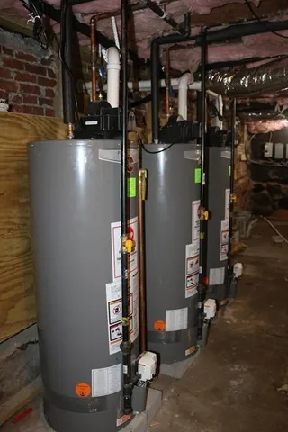 a view of water heater room