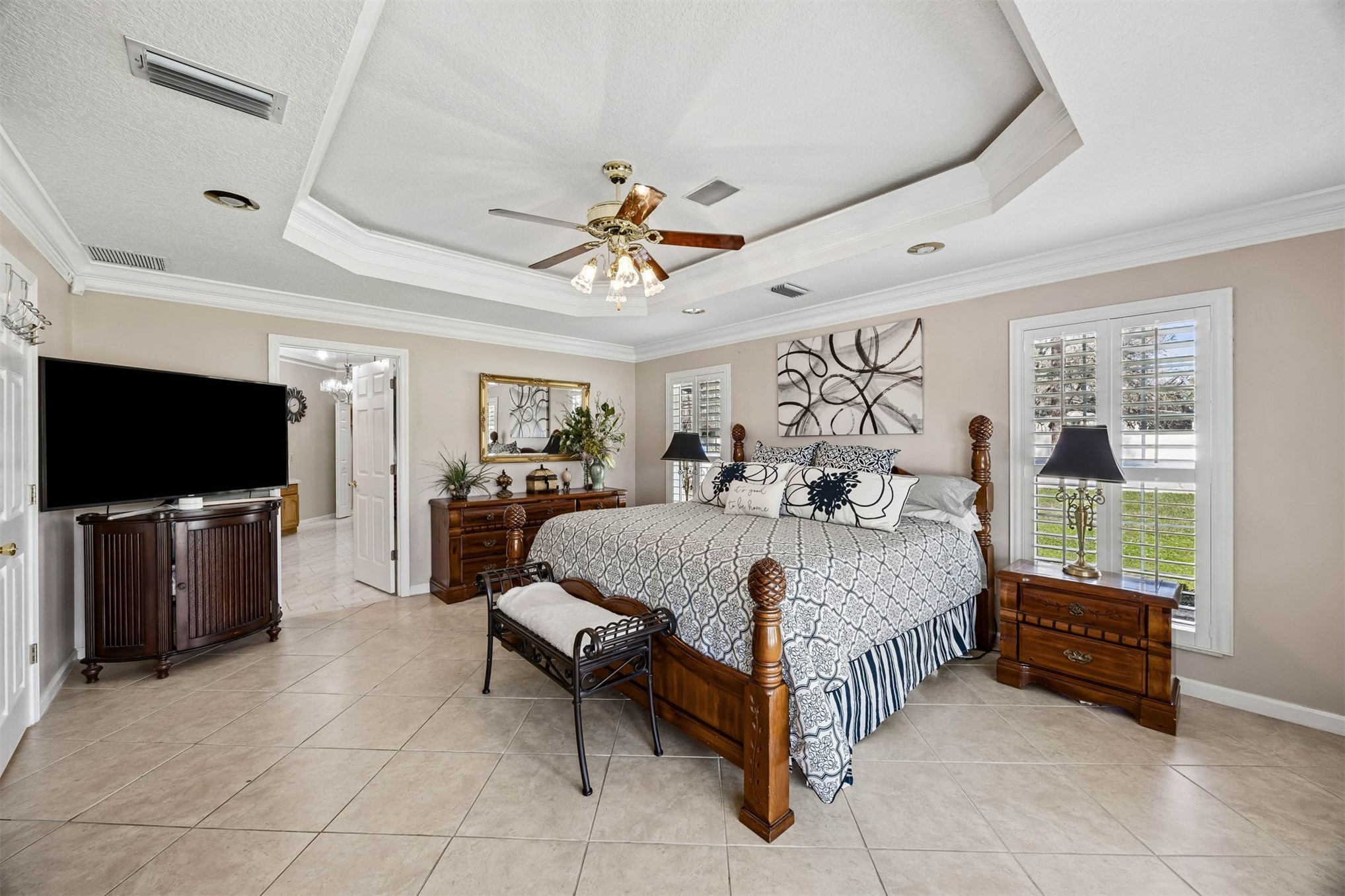 376488 Kings Ferry Road Hilliard, FL 32046 - Photo 30 of 73 a bed room with a bed and a television