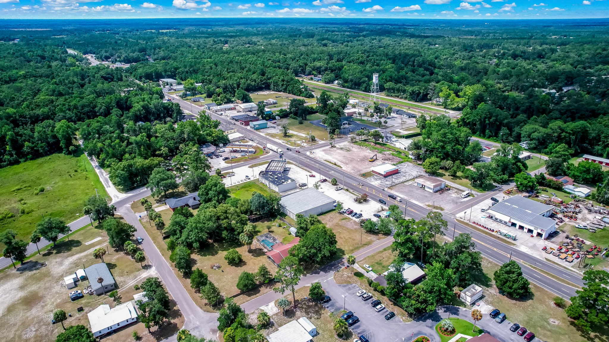 376488 Kings Ferry Road Hilliard, FL 32046 - Photo 72 of 73 an aerial view of a house with a yard