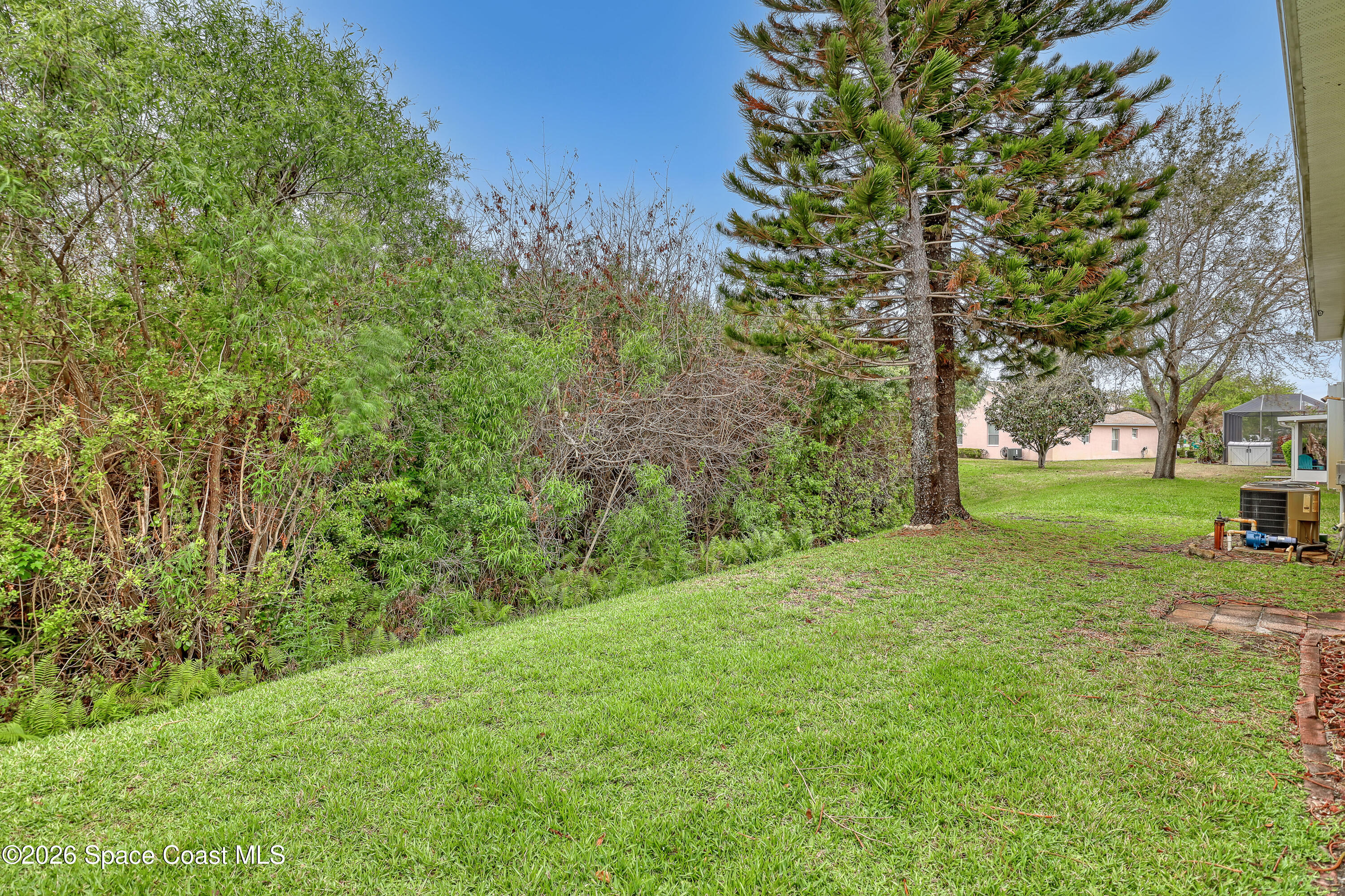 4892 Outlook Drive Melbourne, FL 32940 - Photo 32 of 34 a view of a yard with a tree