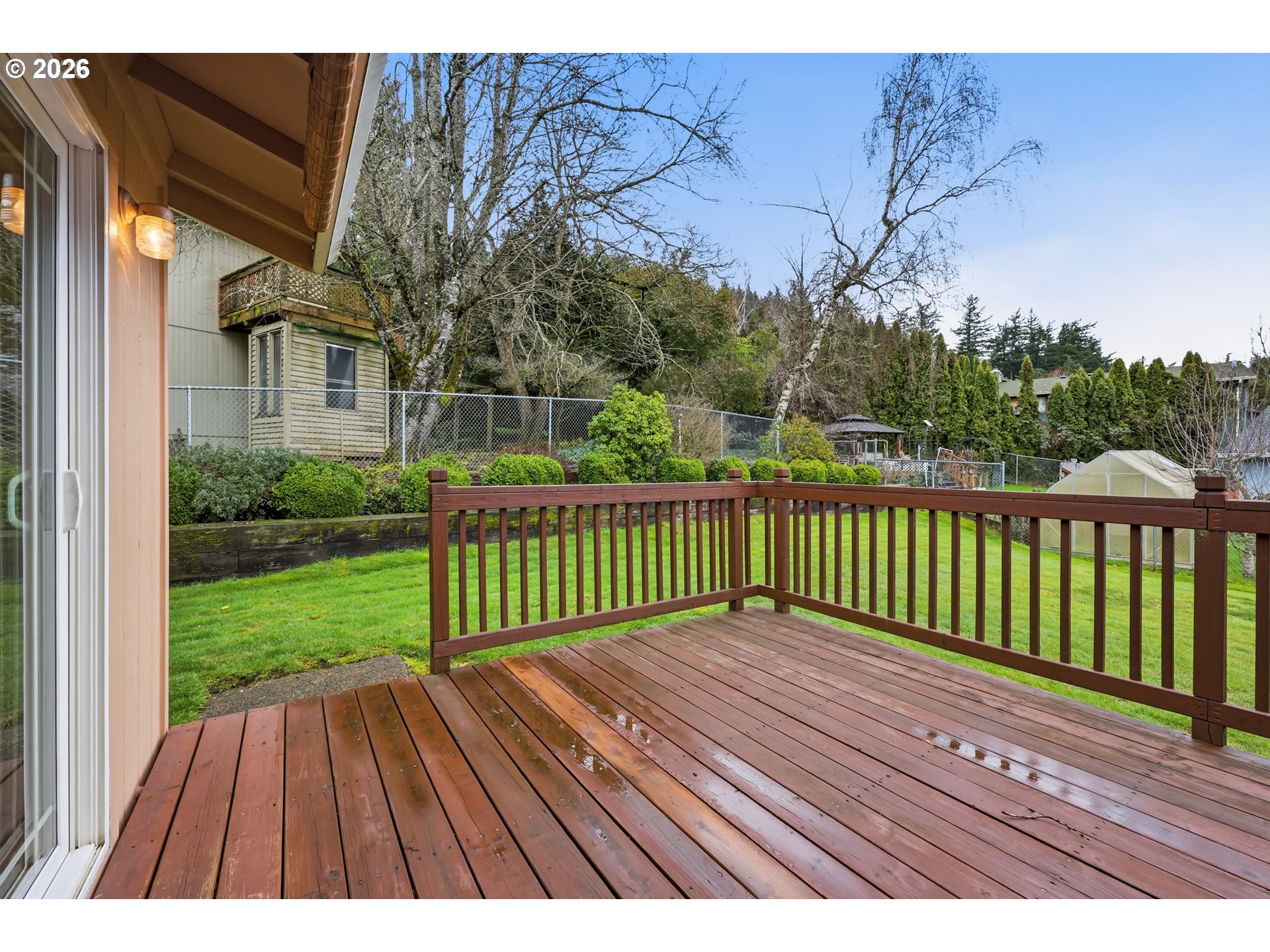 419 Southwest Day Court Gresham, OR 97080 - Photo 30 of 44 a view of a wooden deck