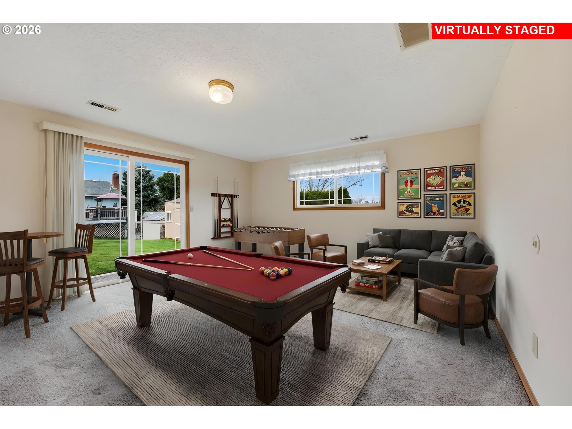 419 Southwest Day Court Gresham, OR 97080 - Photo 7 of 44 a living room with furniture a flat screen tv and a large window