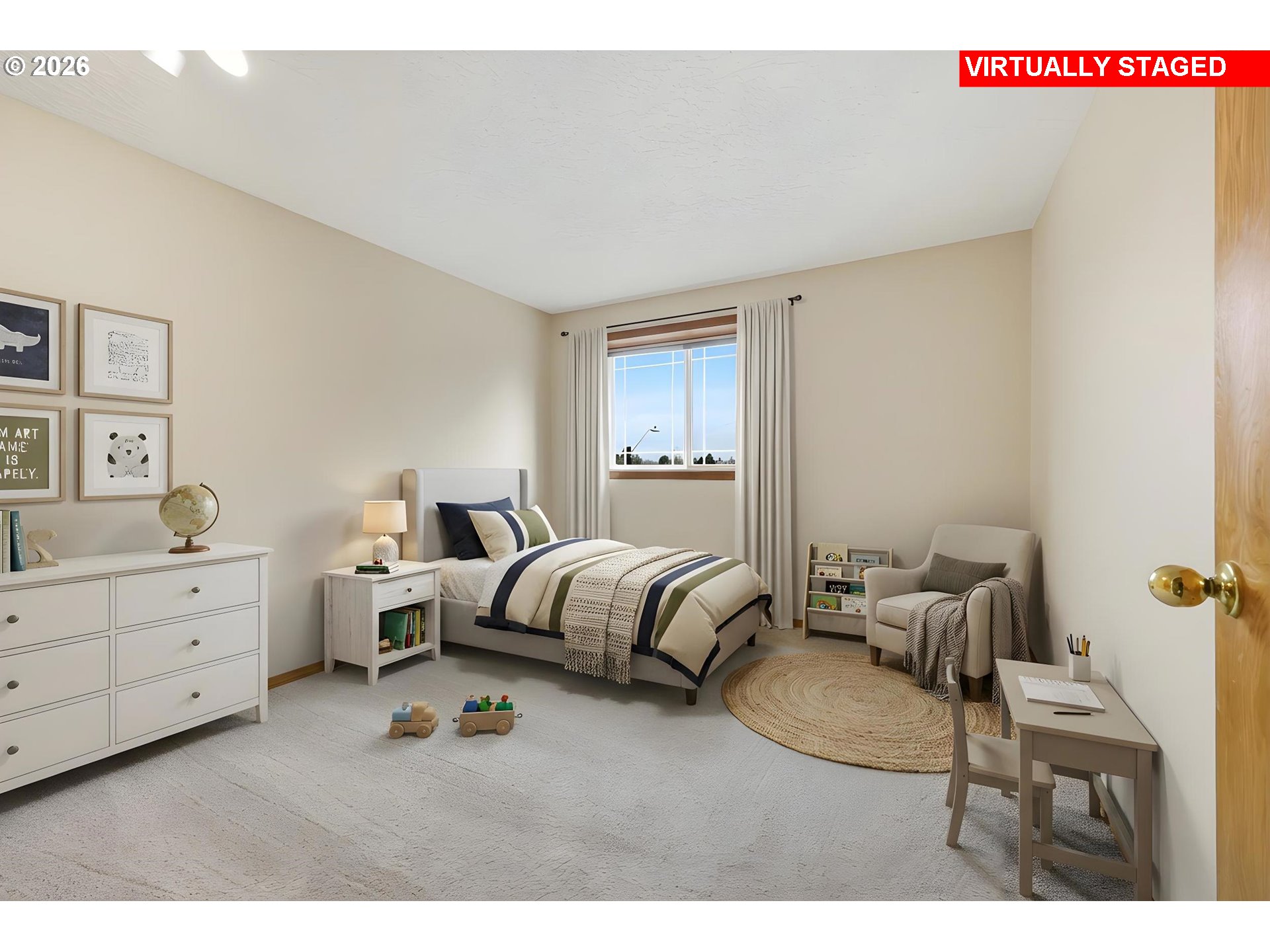 419 Southwest Day Court Gresham, OR 97080 - Photo 10 of 44 a bedroom with furniture and white walls