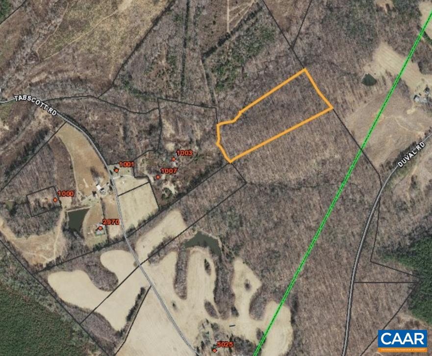 0 Tabscott Road Kents Store, VA 23084 - Photo 4 of 14 an aerial view of a house with a yard