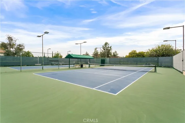 a view of a tennis court