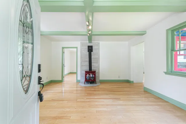 a view of empty room