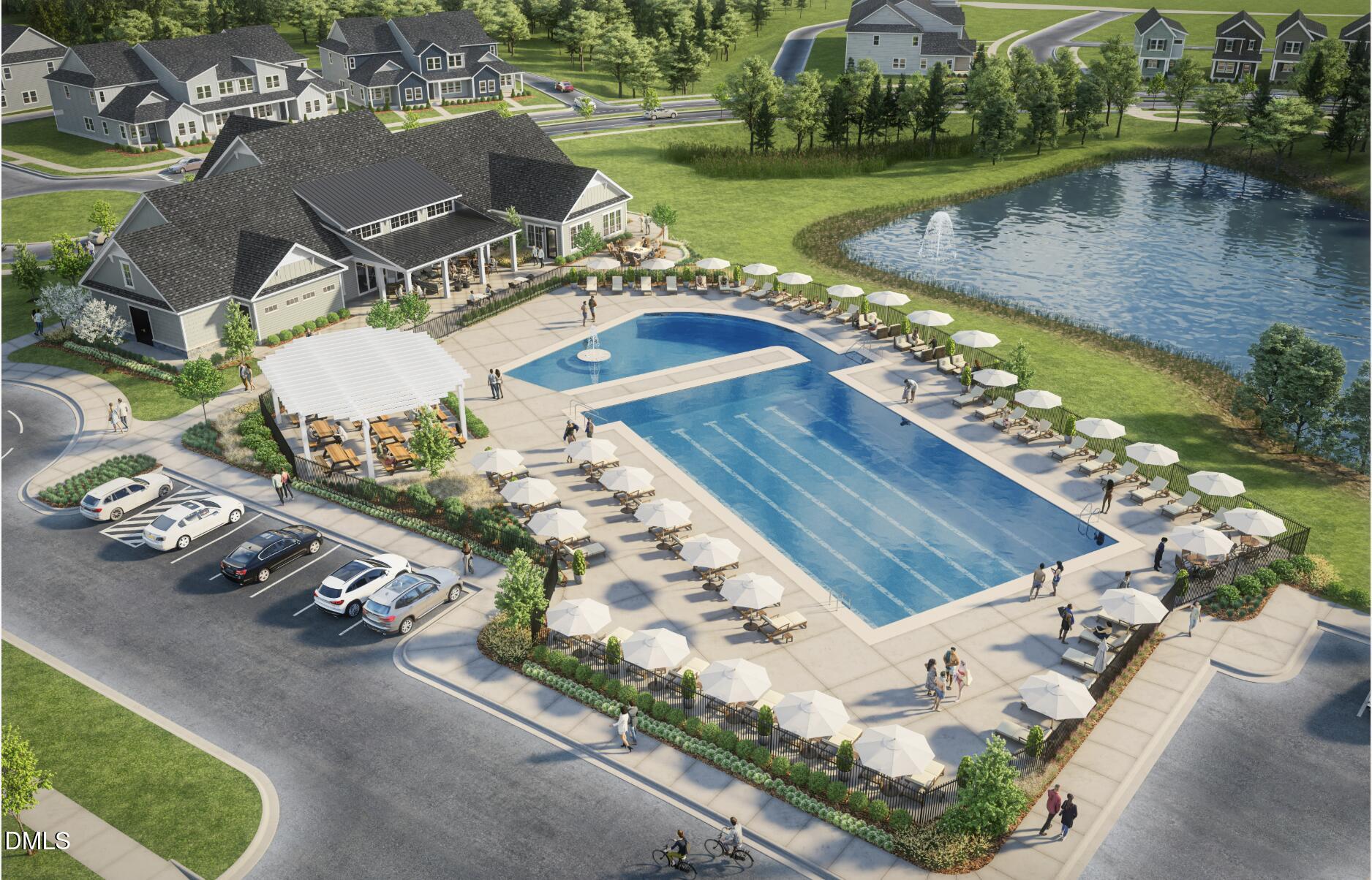 1167 Lamplighter Drive Raleigh, NC 27604 - Photo 15 of 20 an aerial view of a house with a ocean view