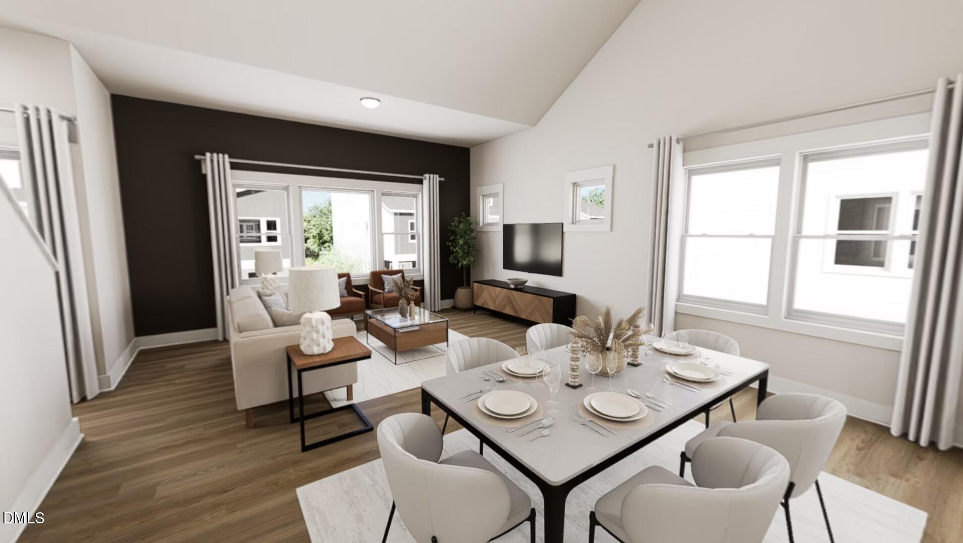 1167 Lamplighter Drive Raleigh, NC 27604 - Photo 2 of 20 a view of a dining room with furniture window and wooden floor