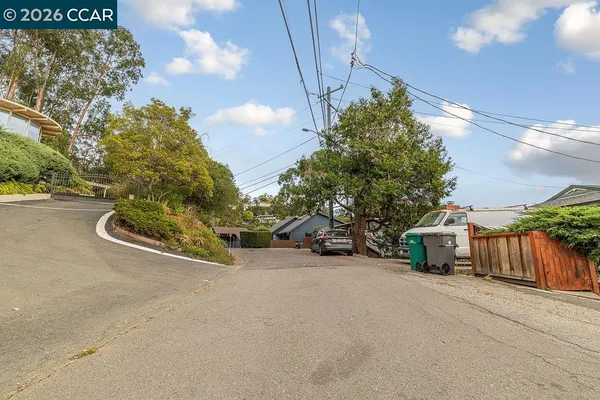 a view of a backyard of a house