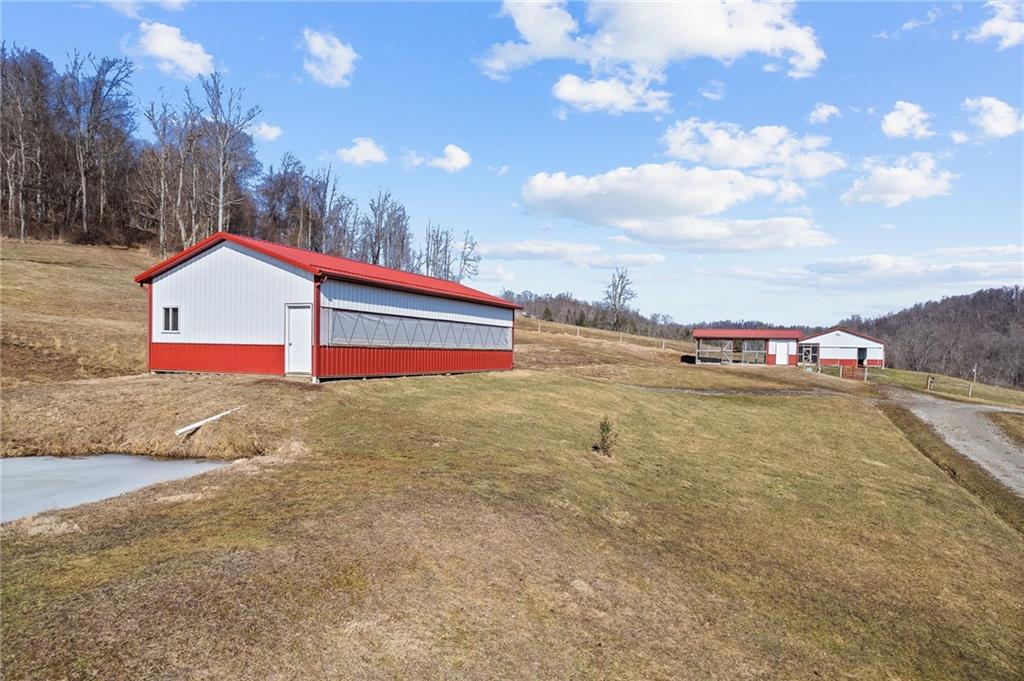 185 Dutch Glory Road Amity, PA 15311 - Photo 33 of 50 Pond and 20x50 barn